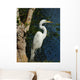 Lakeside Egret Wall Mural