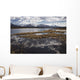 Scenic View Of Clouds Reflecting In Knob Lake Along The Glenn Highway Wall Mural