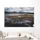 Scenic View Of Clouds Reflecting In Knob Lake Along The Glenn Highway Wall Mural