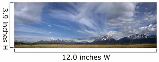 Dramatic Clouds Over Pioneer Peak And The Palmer Hay Flats Wall Mural