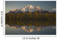 Scenic View Of Pioneer Peak Reflecting In Echo Lake At Sunset Wall Mural