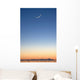 Cresent Moon Rising At Sunset Over Cook Inlet Wall Mural