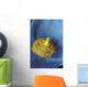Close Up Detail Of Blue Poppy Wall Mural