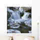 Blurred Motion Of Creek Surrounded By Ice Sc Alaska Wall Mural