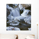 Blurred Motion Of Creek Surrounded By Ice Sc Alaska Wall Mural