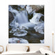 Blurred Motion Of Creek Surrounded By Ice Sc Alaska Wall Mural