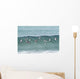 Sanderling In Flight Over Ocean Waves Near Middleton Island Wall Mural