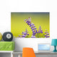 A Savannah Sparrow Singing While Perch On A Lupine Blossom Wall Mural