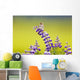 A Savannah Sparrow Singing While Perch On A Lupine Blossom Wall Mural