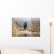 Great Blue Heron Stands Wall Mural