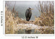 Great Blue Heron Stands Wall Mural