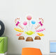 Sweet Yummy Candies Candy Wall Decal Sticker Set