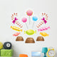 Sweet Yummy Candies Candy Wall Decal Sticker Set