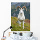 Close Up Of A Large Dall Sheep Ram Standing On Fall Tundra Wall Mural