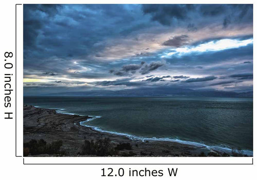 Sunrise over the dead sea;Israel Wall Mural
