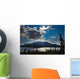 Frozen tagish lake and mountains;Carcross yukon canada Wall Mural