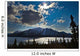 Frozen tagish lake and mountains;Carcross yukon canada Wall Mural