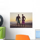Two young men standing Wall Mural