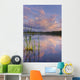 View Of Sunset Clouds Reflected In Westchester Lagoon Wall Mural