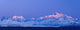 Panoramic View Of Sunrise Over Mt Mckinley And The Alaska Range Wall Mural