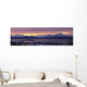 Panorama Of Homer & Homer Spit At Sunrise Wall Mural