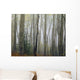 Foggy Aspen Forest Near Ester Interior Ak Autumn Wall Mural