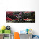 Underwater View Of A Dominant Male Sockeye Salmon *Mouth Gaping* Wall Mural