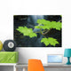 Close Up View Of A Flowering Devil's Club Plant Wall Mural