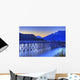 View Of Dock At Twilight, Haines, Southeast Alaska, Summer, Hdr Image Wall Mural