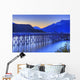 View Of Dock At Twilight, Haines, Southeast Alaska, Summer, Hdr Image Wall Mural