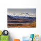 Scenic View Of Mt Mckinley With Colorful Autumn Tundra Wall Mural