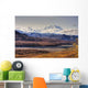 Scenic View Of Mt Mckinley With Colorful Autumn Tundra Wall Mural