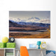 Scenic View Of Mt Mckinley With Colorful Autumn Tundra Wall Mural
