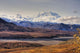 Scenic View Of Mt Mckinley With Colorful Autumn Tundra Wall Mural