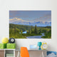 Scenic View Of Mt Mckinley And The Parks Highway Denali National Park Wall Mural