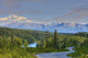 Scenic View Of Mt Mckinley And The Parks Highway Denali National Park Wall Mural