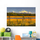 Scenic View Of Mt Mckinley At Sunset Wall Mural