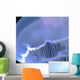 Underwater View Of A Moon Jellyfish, British Columbia, Canada Wall Mural