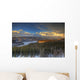 Scenic View Of The Chugach Mountian Range At Sunset Wall Mural