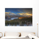 Scenic View Of The Chugach Mountian Range At Sunset Wall Mural