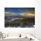 Scenic View Of The Chugach Mountian Range At Sunset Wall Mural