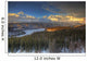 Scenic View Of The Chugach Mountian Range At Sunset Wall Mural