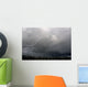 Lightning Strike And Storm Over The Alcan Highway Wall Mural