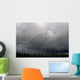 Lightning Strike And Storm Over The Alcan Highway Wall Mural