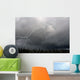 Lightning Strike And Storm Over The Alcan Highway Wall Mural