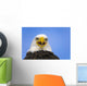 Perched Eagle Opens Beak To Call In Spring Homer Alaska Wall Mural