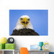 Perched Eagle Opens Beak To Call In Spring Homer Alaska Wall Mural