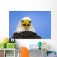 Perched Eagle Opens Beak To Call In Spring Homer Alaska Wall Mural