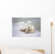 Polar Bear Lying On The Ice Churchill Manitoba Canada Spring Wall Mural