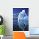 Huge Iceberg With Hole, Leconte Bay, Southeast, Alaska Wall Mural